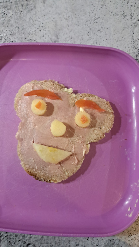 Lachenden Frühstück